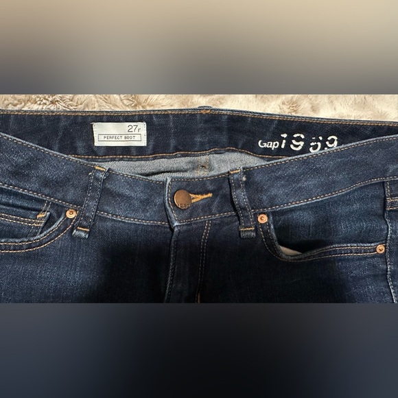 GAP Dark Blue 1969 Perfect Boot 27R Women's Jeans - Picture 9 of 15